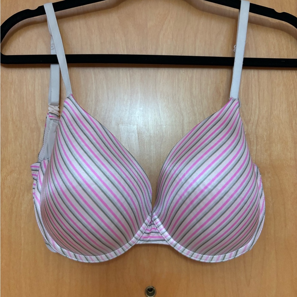Victoria's Secret Multicolor Striped Semi Demi Bra